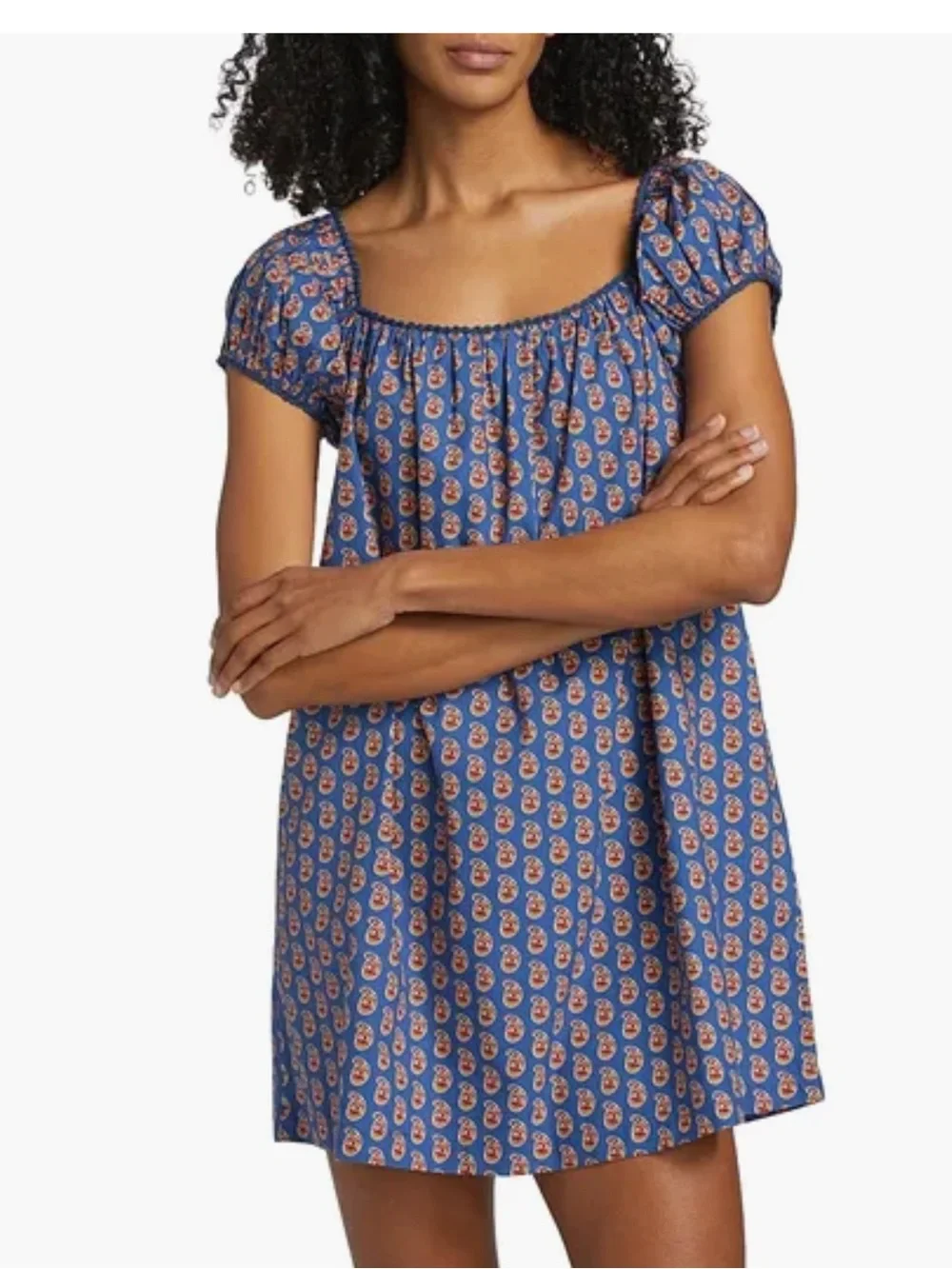 Doen Blue Mini Dress - Picture 1 of 7